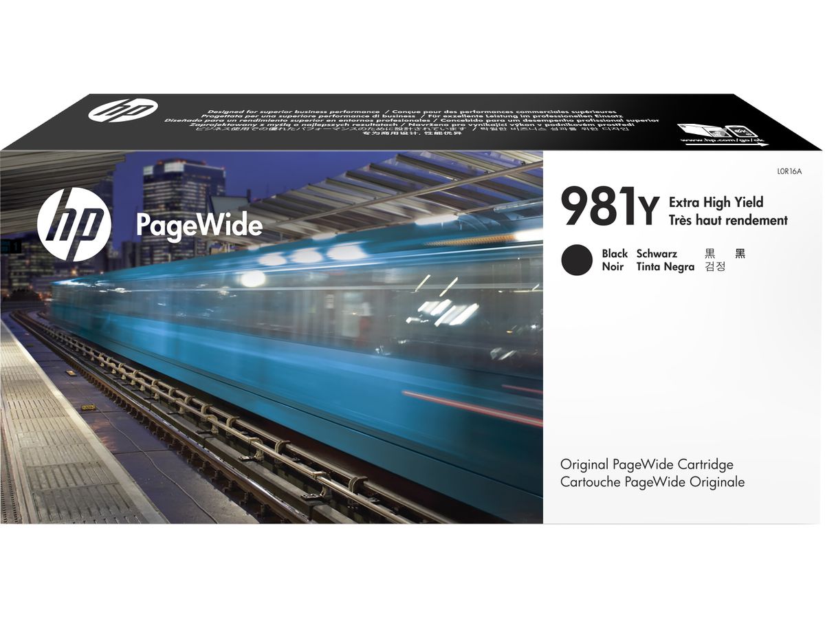 HP 981Y cartouche PageWide Noir extra grande capacité authentique