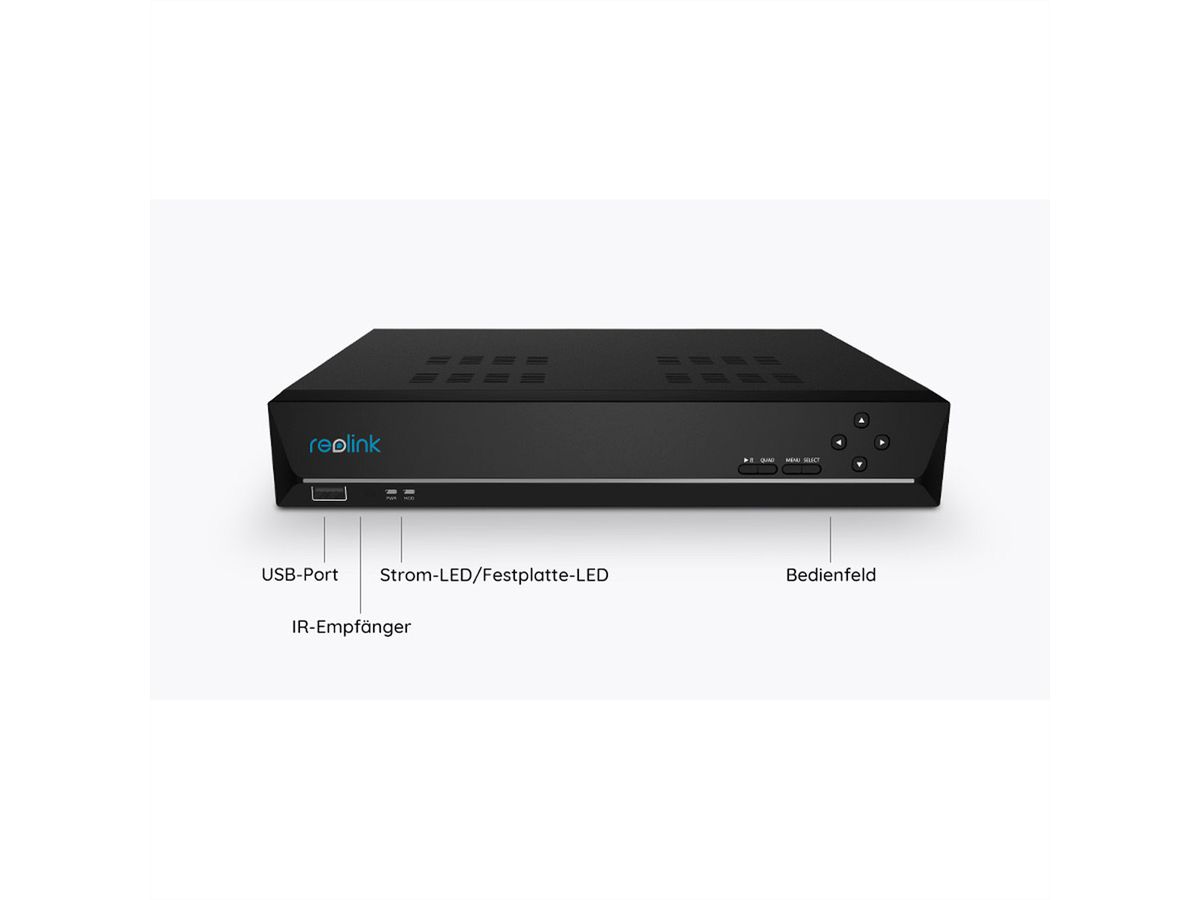 **Retoure**Reolink RLN8-410 8-channel PoE NVR incl. 2TB disque dur