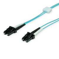 EasyLan Câble FO duplex 50/125µm OM3, LC/LC, turquoise, 10 m