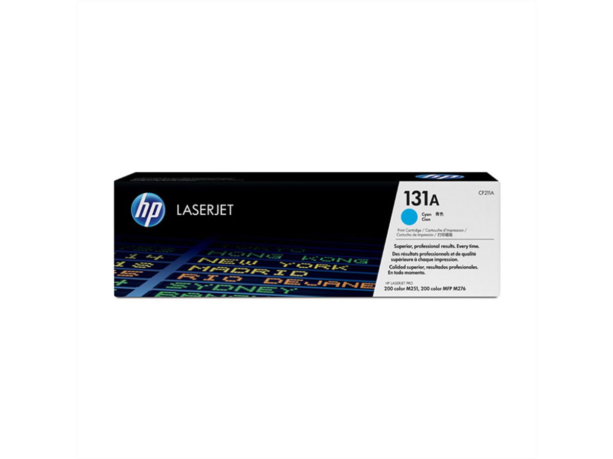 HP CF211A, Color LaserJet Cassette cyan, Nr. 131A, 1.800 p.
