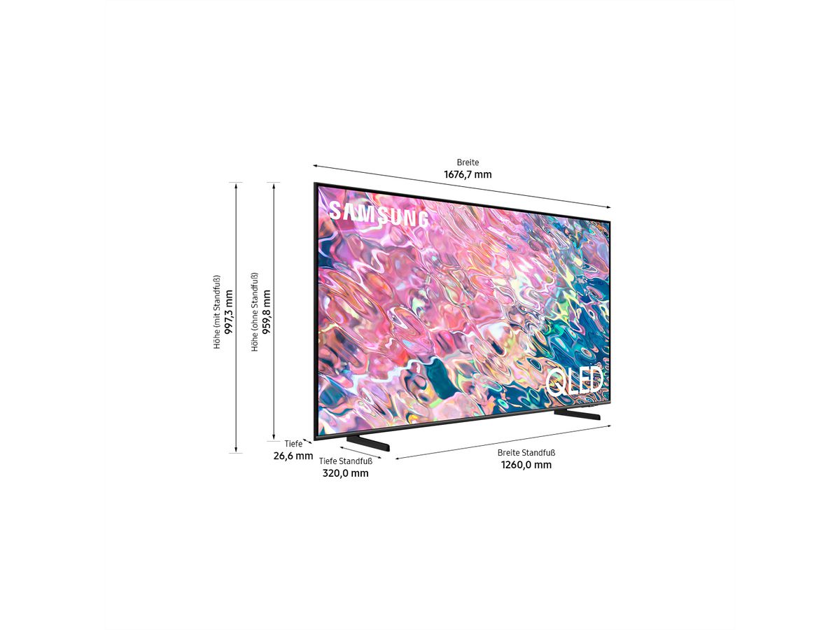 Samsung TV 75" Q60B-Series, 4K