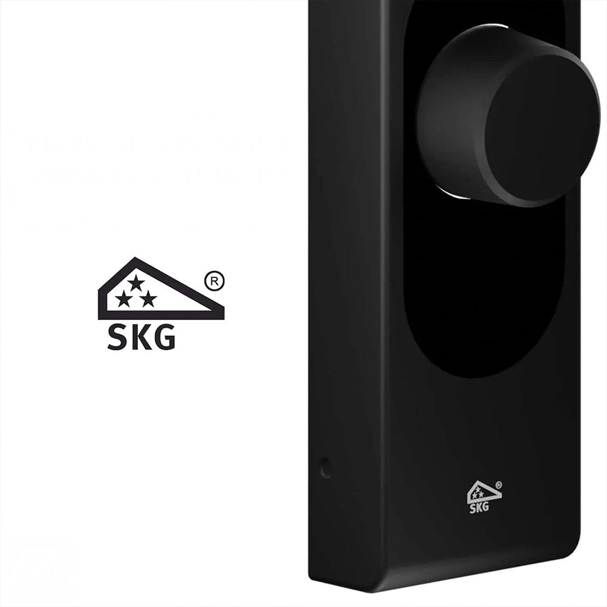 Shelly Serrure de porte LOQED, noir