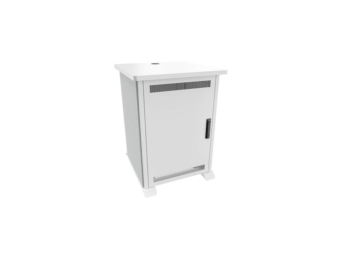 Middle Atlantic Products Forum FMR-1627D8WS Rack 16U Freistehendes Gestell Silber, Grau