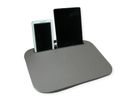 VALUE Support portable universel pour ordinateur portable/tablette avec coussin, gris