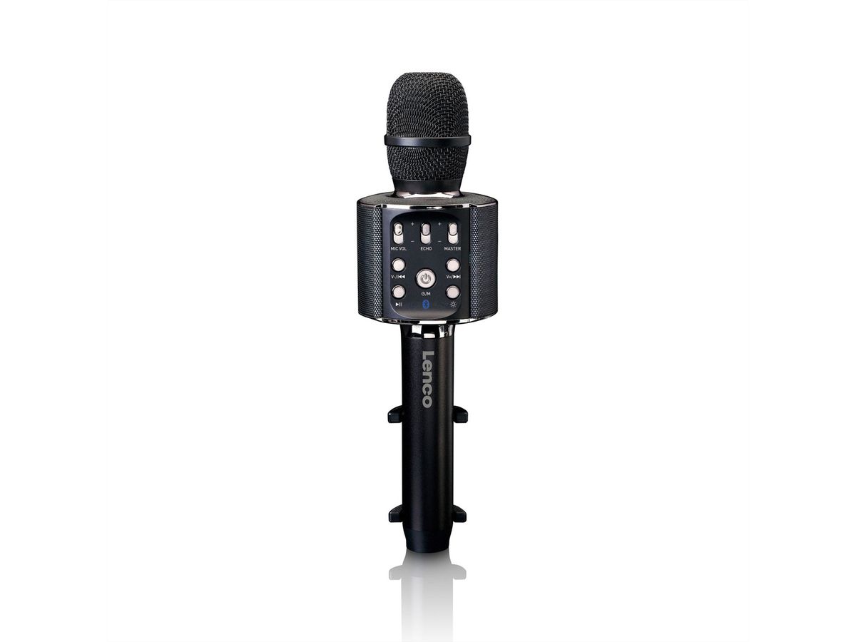 Lenco Microphone Karaoké BMC-090, Noir