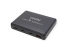 VALUE  Chargeur USB 4 ports USB (1x USB A, 3x USB C), max. 100W