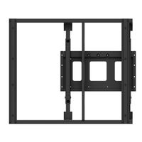 Hagor Wandhalter WH OH 75, Outdoor-Wandhalterung für Samsung OH 75, schwarz