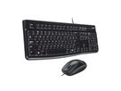 Logitech MK120 Desktop Keyboard m. Kabel USB, quite typing inkl. Optical Mouse