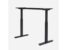 WRK21 Piètement de table Work gris, 100-180 x 60 / 66,5-130,5 cm de hauteur