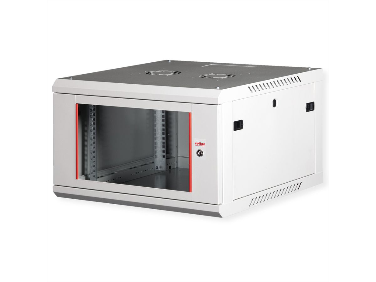 ROLINE 19-Zoll Wandgehäuse Basic Plus 6HE, 600x600 BxT grau