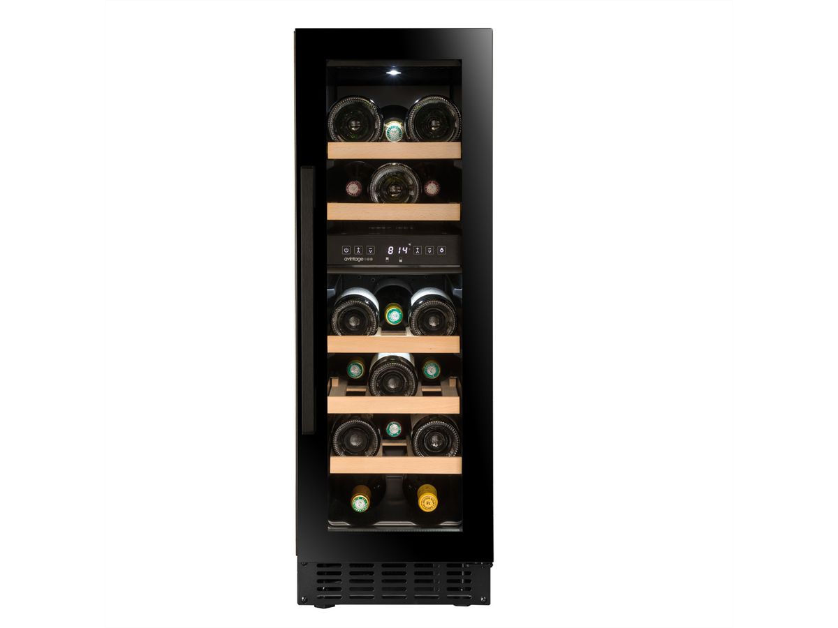 Avintage Weinkühlschrank AVU31DHD, Einbau, 2 Zonen, 20 Flaschen