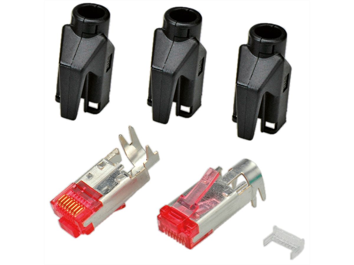 HiRose TM21 Stecker geschirmt, Tülle schwarz, 50 Stück