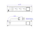 BACHMANN POWER FRAME 3xUTE 1xCM 0,2m GST18 RAL9010