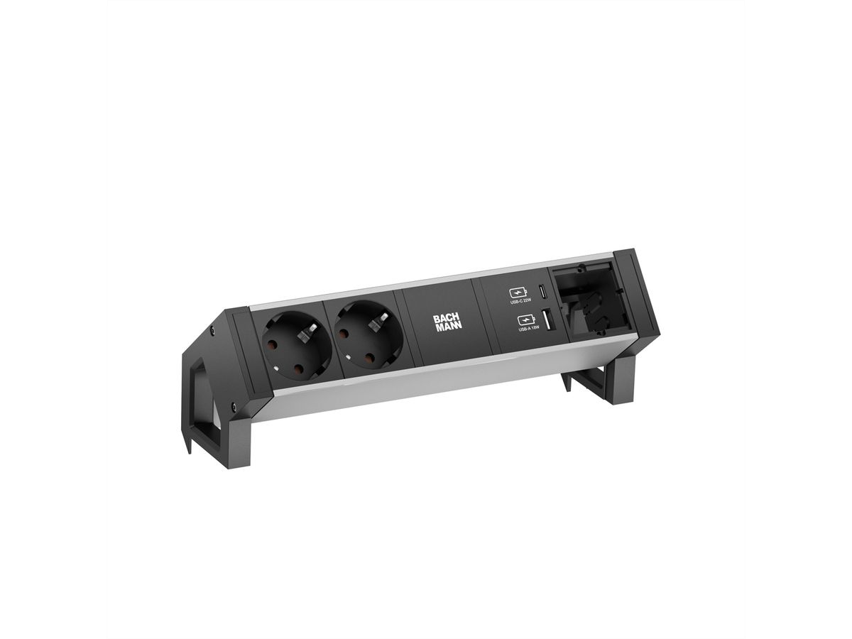 BACHMANN DESK2 ALU BLACK 2xclé de protection USB