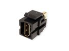 BACHMANN Keystone 4K HDMI 2.0 UHD Kupplung, Buchse-Buchse schwarz