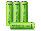 GP Batteries RECYKO+, HR06, 4x AA, Mignon, Akkus, 1300mAh