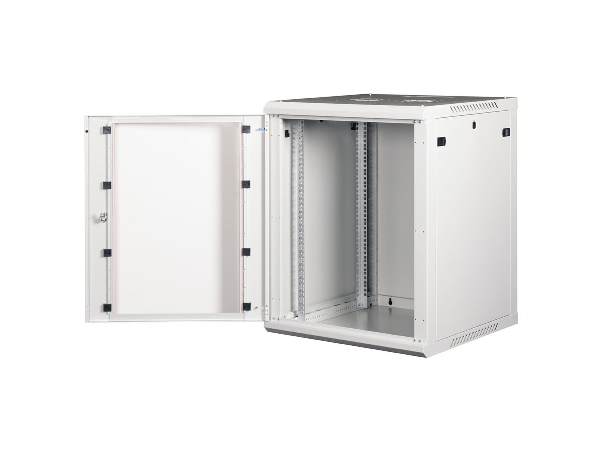 ROLINE 19-Zoll Wandgehäuse Basic Plus 15HE, 600x600 BxT grau