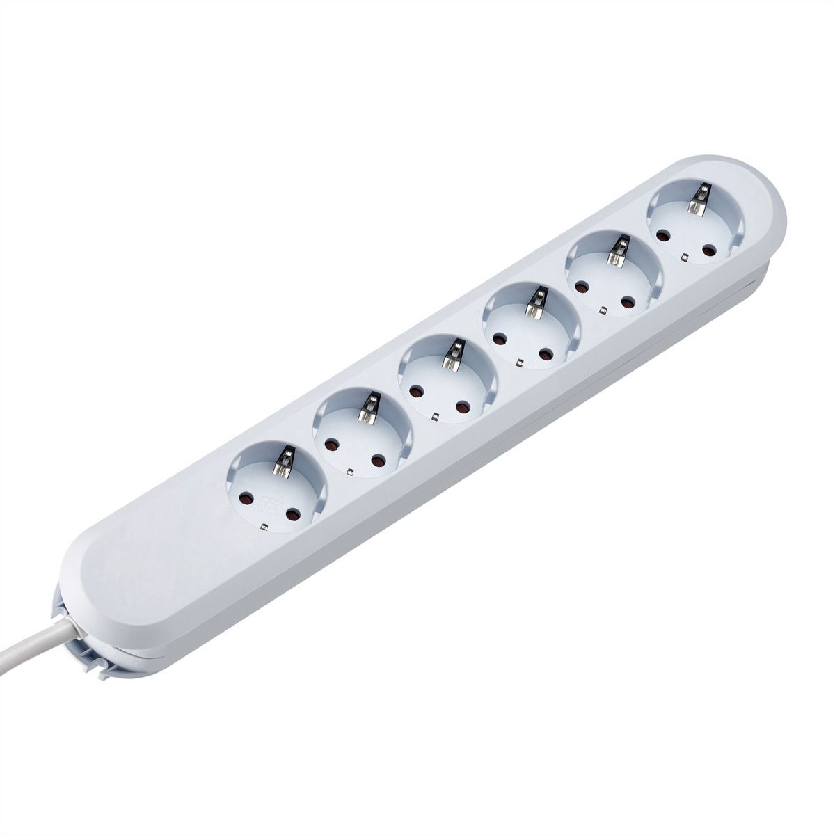 BACHMANN SMART Steckdosenleiste 6x Schutzkontakt, weiß, 3 m