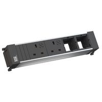 BACHMANN POWER FRAME 2xUK 3,15A 90° 2xCM, UK