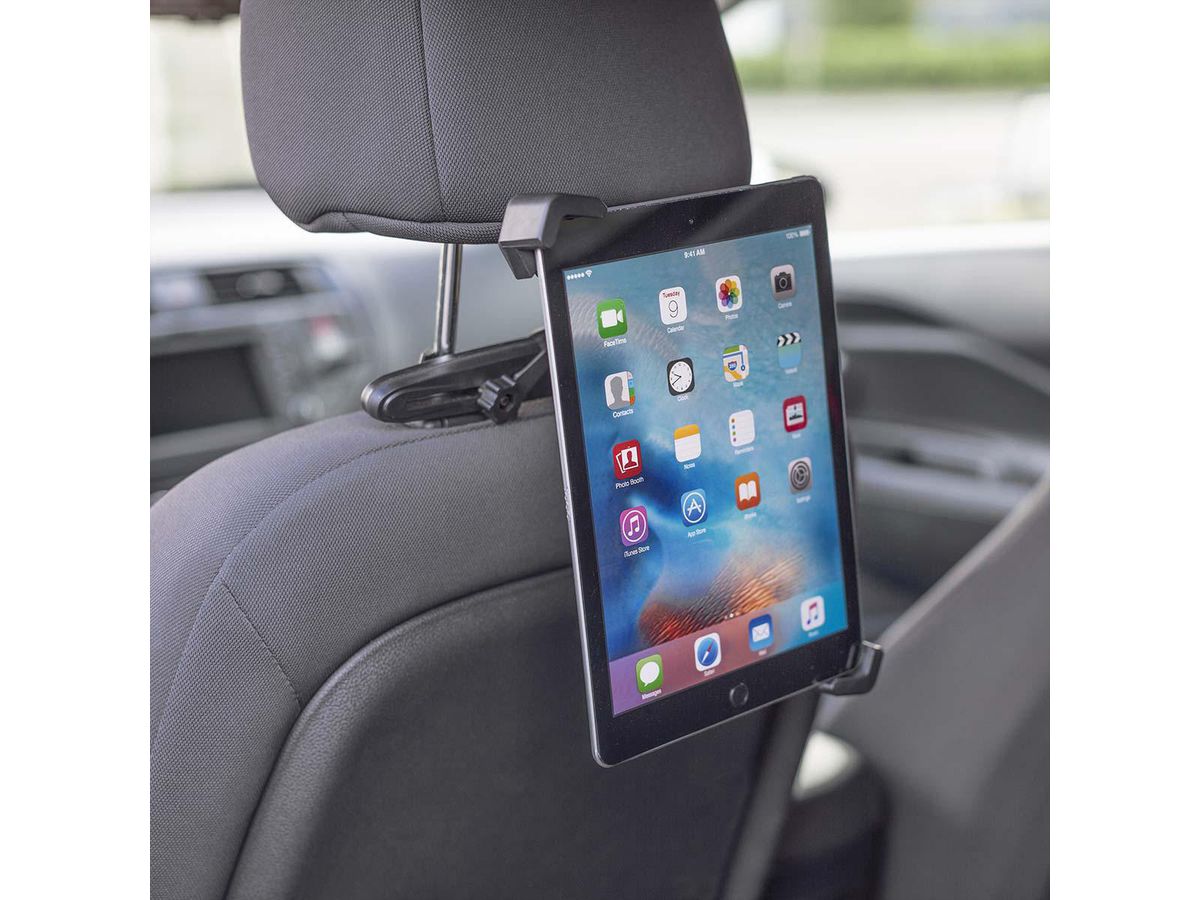 Support pour tablette de 12 pouces Nedis pour voiture, Fenêtre, appuie-tête, réglable