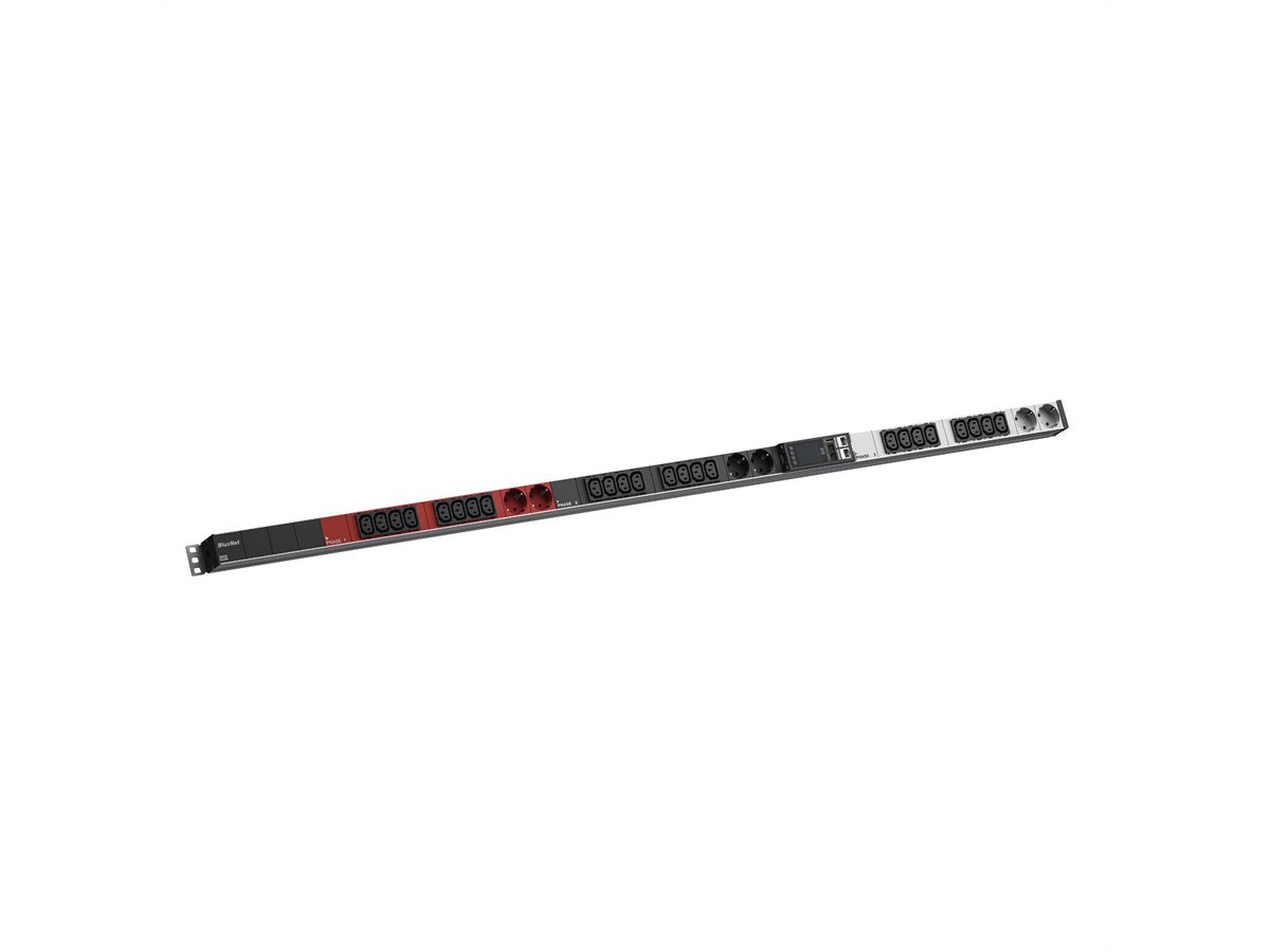 BACHMANN BN ESSENTIAL Metered 24xC13, 6xCEE7/3 3,0m CEE 16/5p
