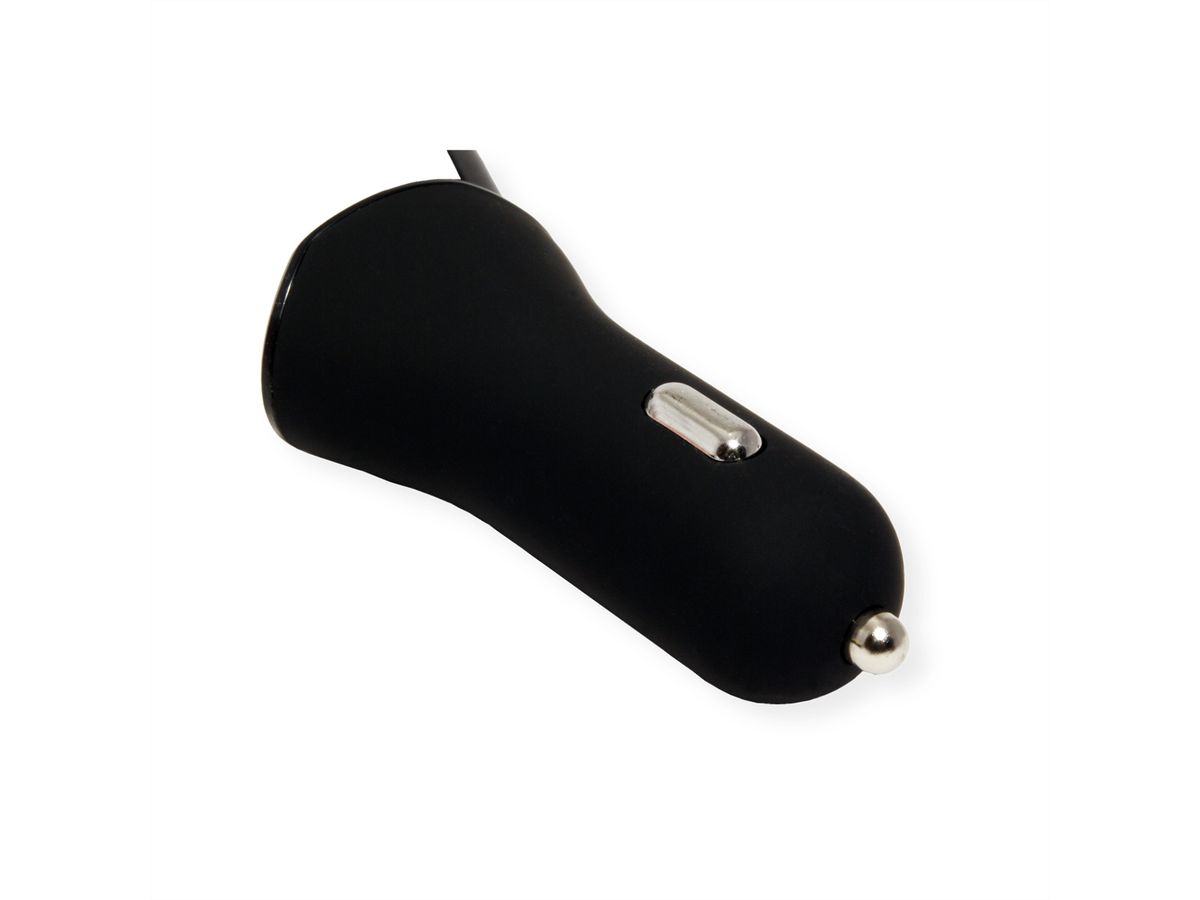 VALUE Car Charger mit 2+2 USB 2.0 Ports, schwarz