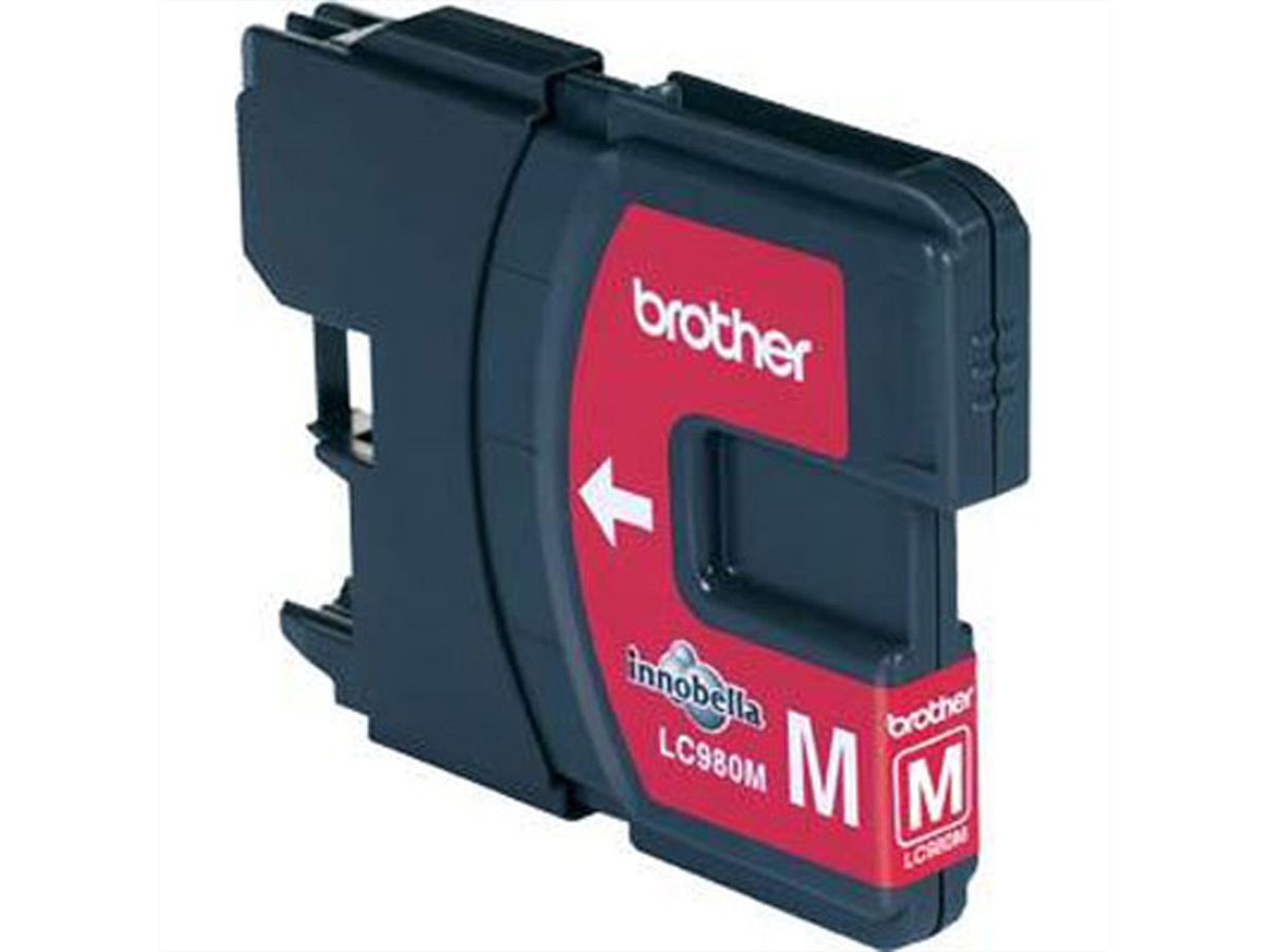BROTHER LC-980M, Cartouche magenta pour ~ 260 p.