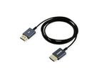 ROLINE Câble HDMI Ultra HD avec Ethernet, M/M, Ultra-Slim, coaxial, noir, 1,5 m