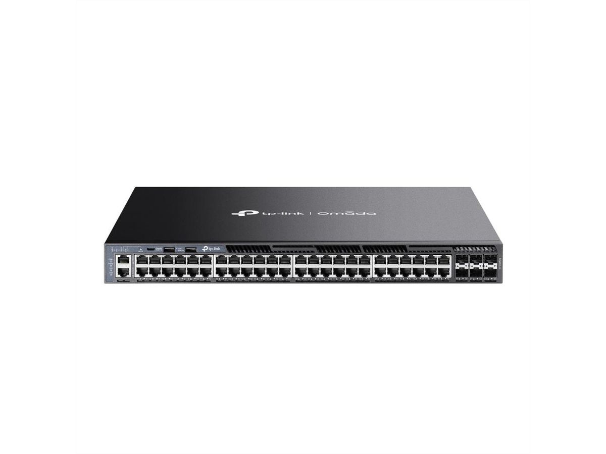 TP-Link SG6654X Switch , 48x Gigabit RJ45, 6x 10G SFP+ Slots
