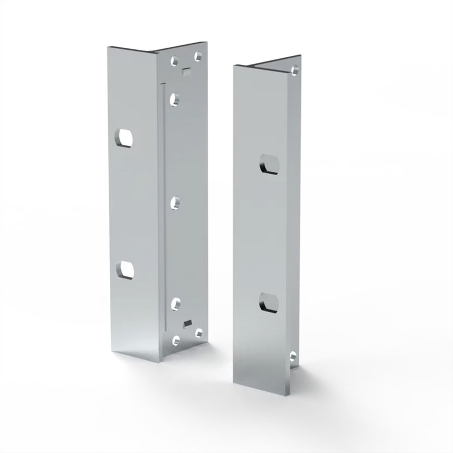 SCHROFF 19"-Winkel Typ F mit / ohne Grifflöcher für Textildichtung - 19"WINKEL 3HE O.GR. 2STK