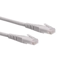 Cordon ROLINE Cat.6 (Classe E) UTP, gris, 2 m