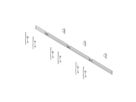 Hagor Menuboard CPSW3L 46-65" Menuboard support mural pour 3 écrans, Adaptation pour barre de son