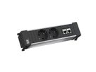 BACHMANN POWER FRAME Small 2x contact de protection 2x CAT6