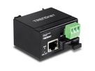 TRENDnet TI-F10SC Convertisseur fibre industriel SC 100Base-FX multimode (2 km)