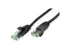 ROLINE RM Patchkabel Cat.6A UTP, schwarz, 0,3 m