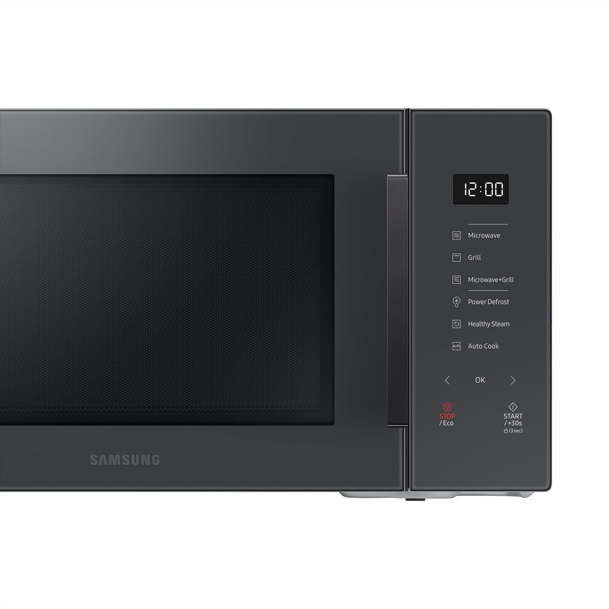 Micro-ondes Samsung avec grill, Bespoke, Clean Charcoal, 30l, MG30T5068UC