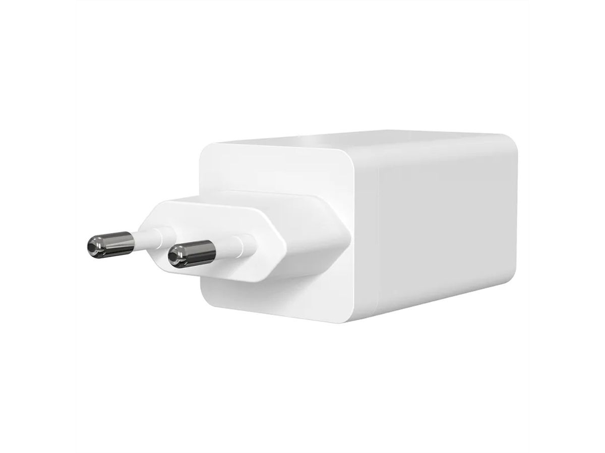 Steffen Adaptateur de charge GaN 67W, 1xUSB-A + 2xUSB-C max. 5,85A blanc