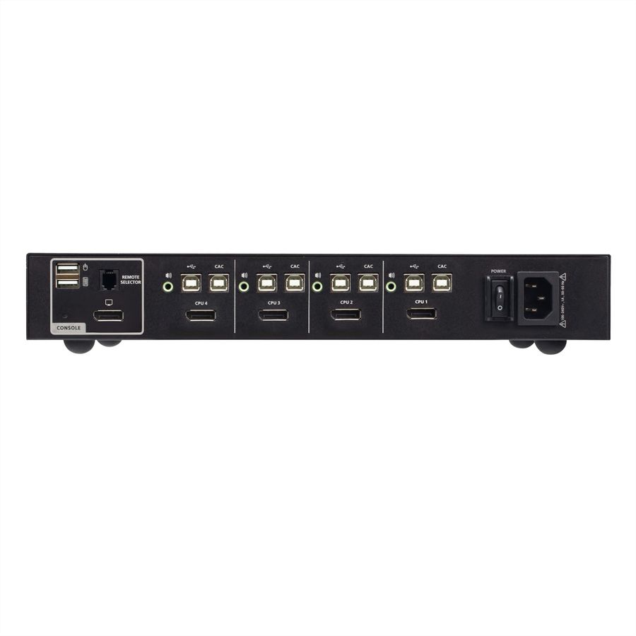 ATEN CS1184DP4C 4-Port USB DisplayPort Secure KVM Switch mit CAC
