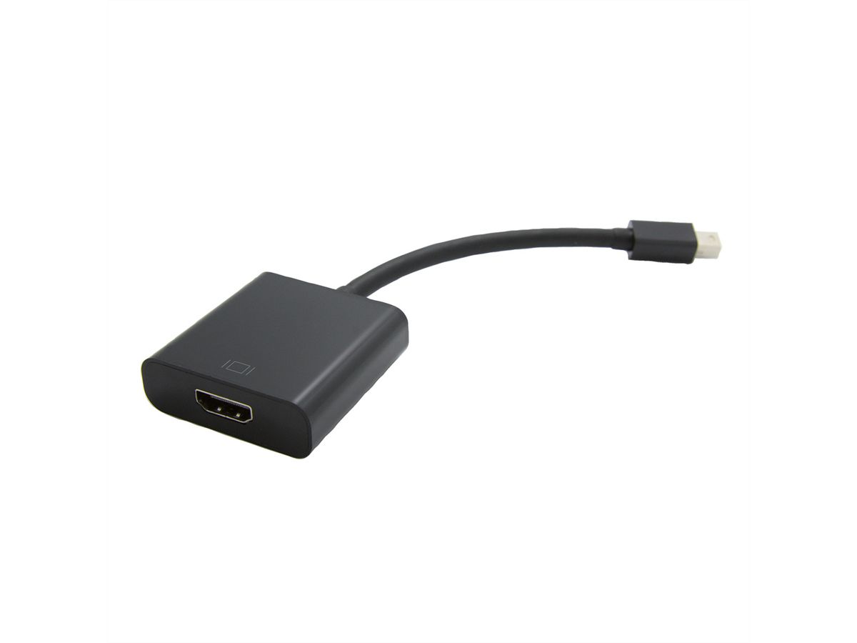 VALUE Adaptateur Mini DisplayPort-HDMI, MiniDP M - HDMI F