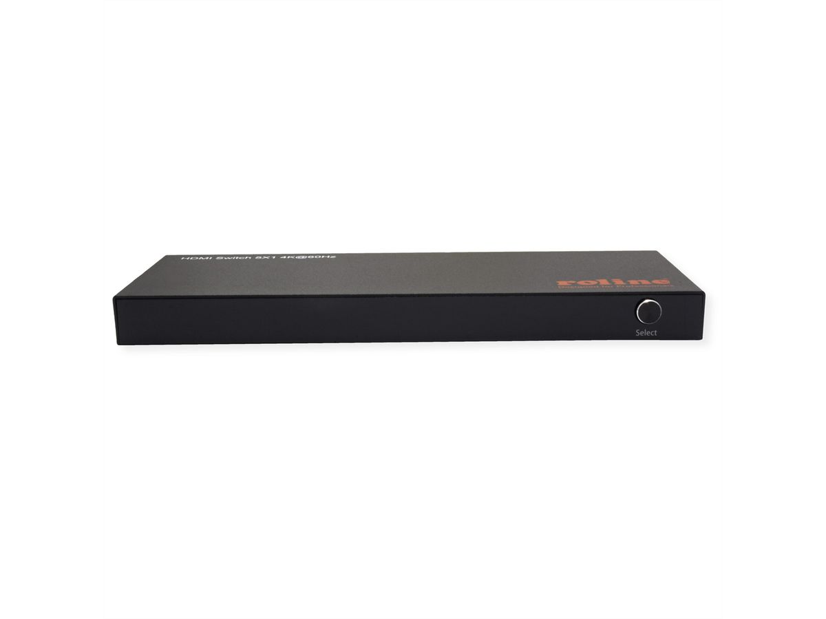 ROLINE 4K HDMI Switch, 5-fach, mit Fernbedienung