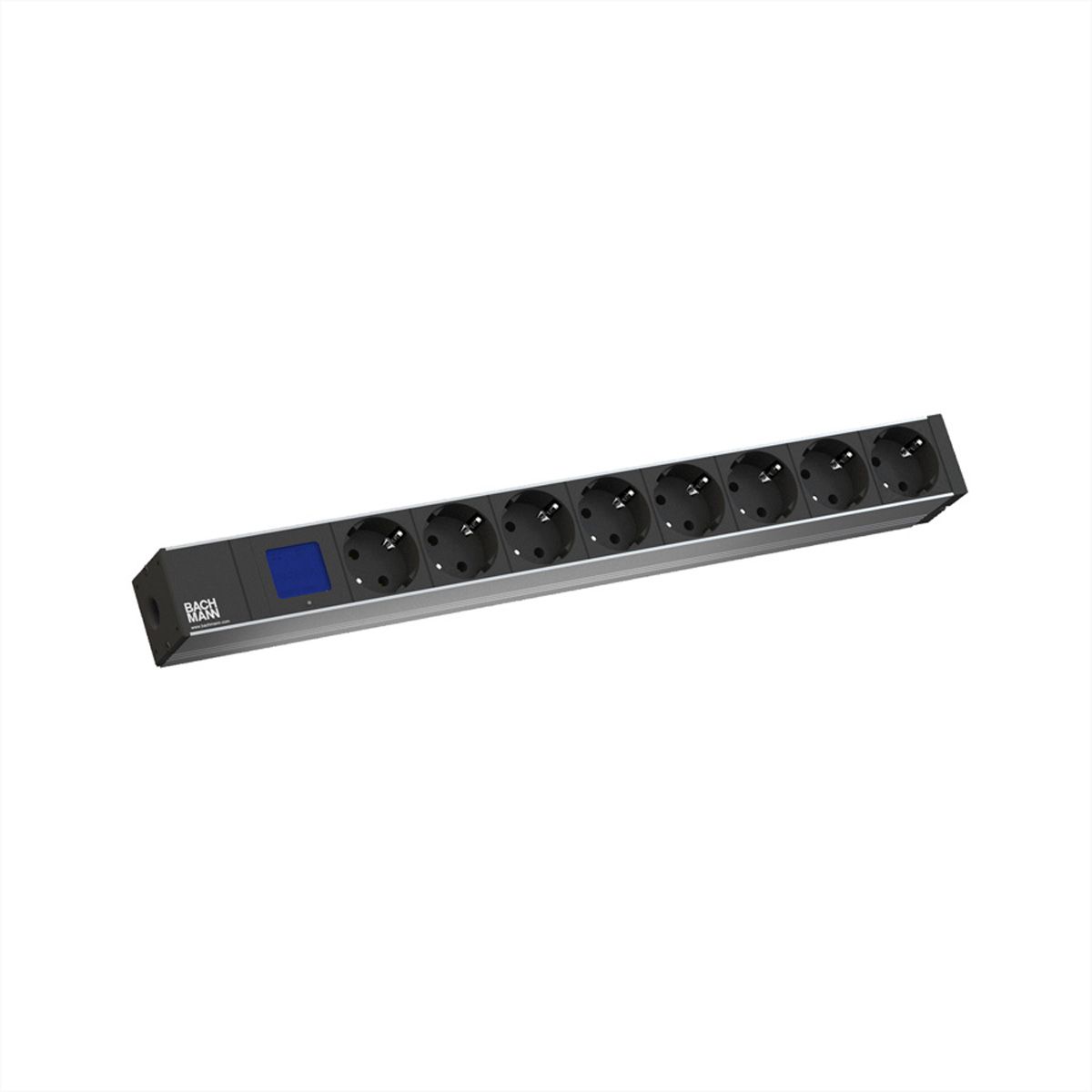 BACHMANN BN0500 19" 1U 8x contact de protection, mesure de la puissance, raccordement du contact de protection