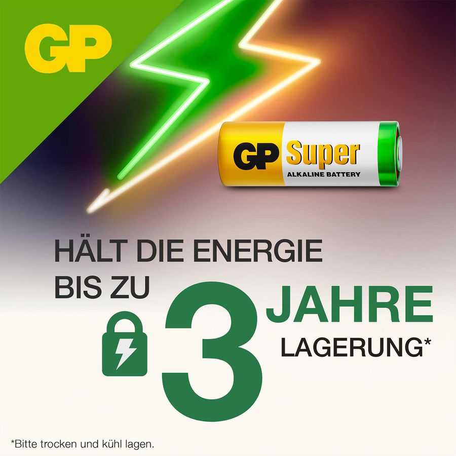 GP Super Batteries Alkaline N-Lady 2x, 1,5V