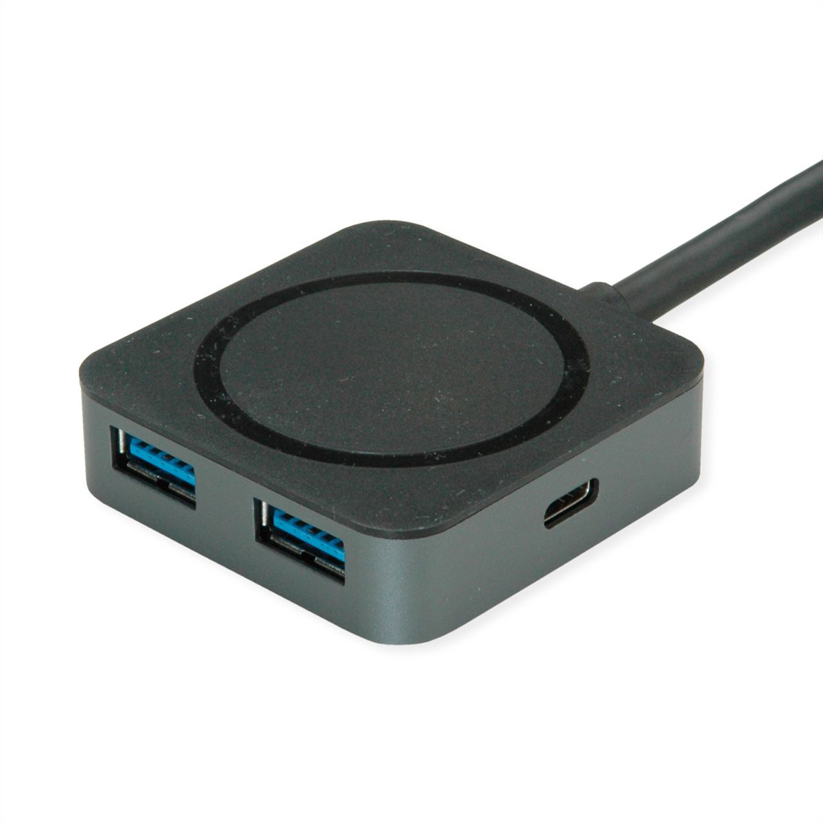 VALUE Hub USB 3.2 Gen 2, 4 ports (2x A+ 2x C) avec câble prolongateur, 3 m