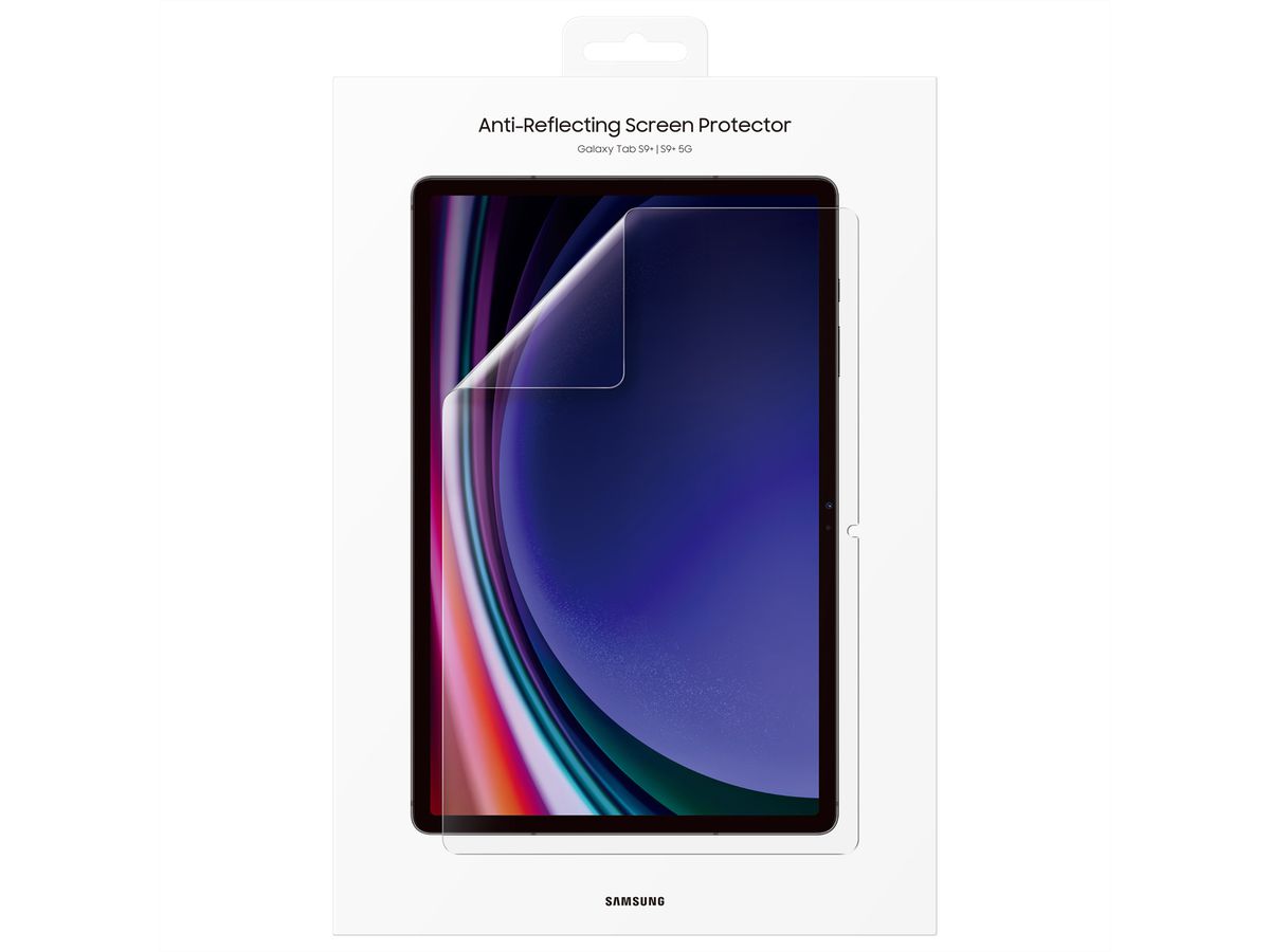 Samsung Tab S9+ Anti-Reflecting Screen, noir