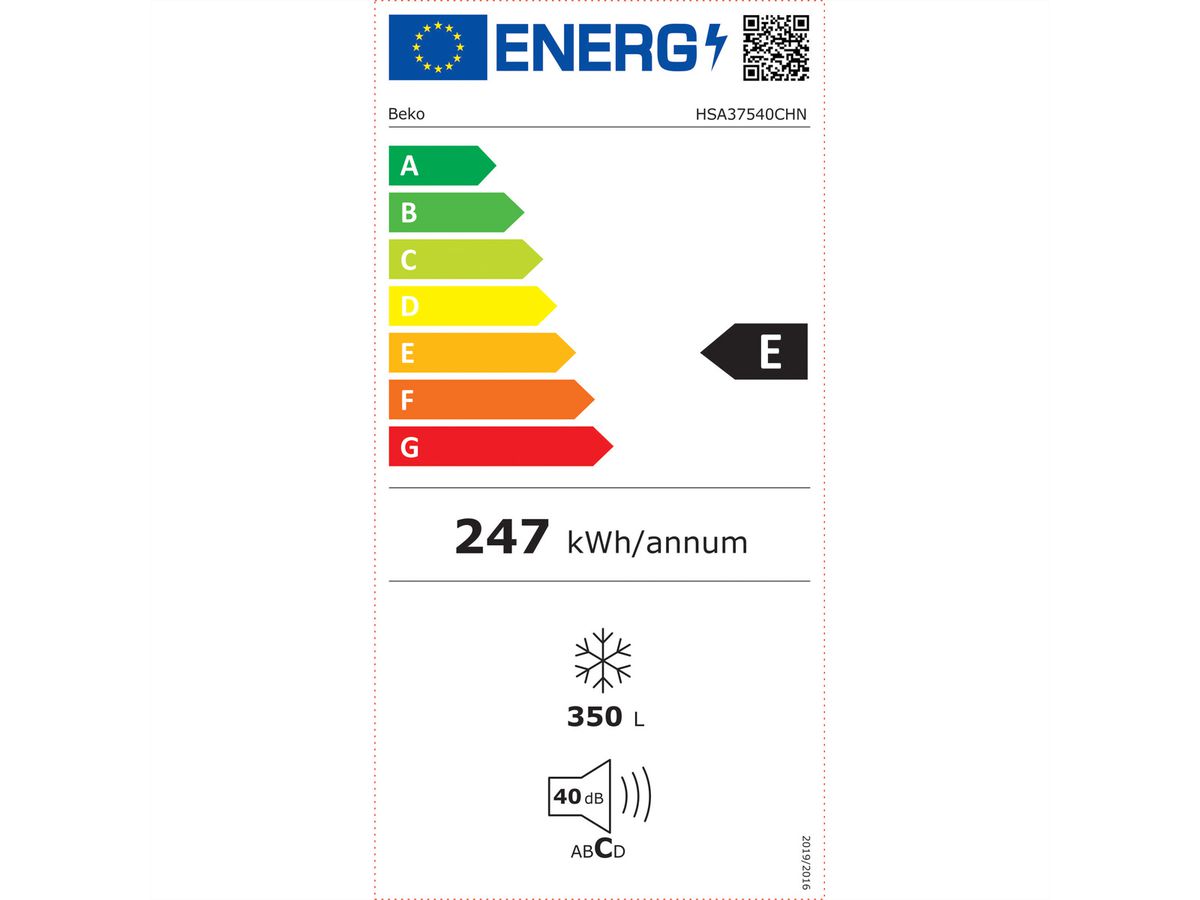 Beko congélateur horizontal HSA37540CHN