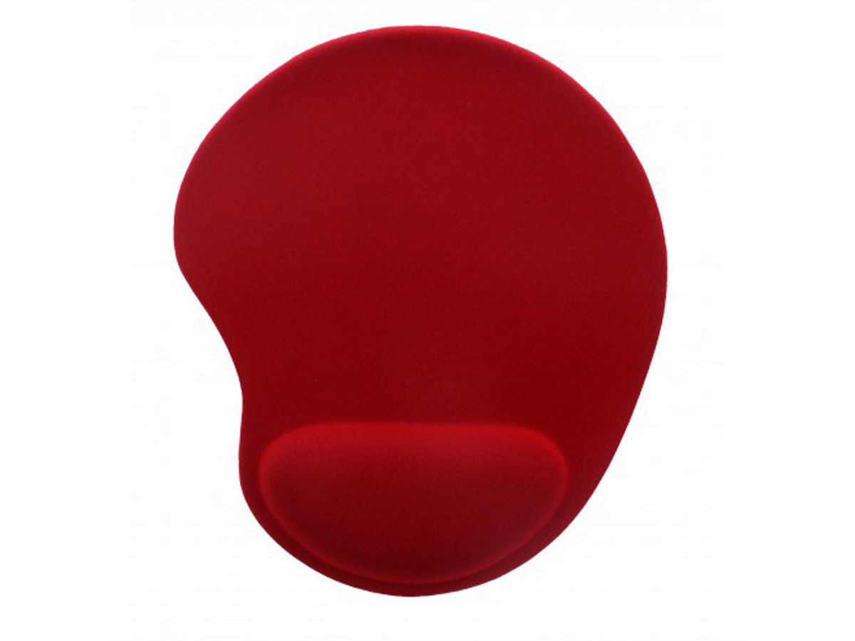 T'NB Ergo Design Mausmatte ergonomisch mit Gel Einsatz, rot