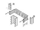 SCHROFF Equerre de montage 19", 70 mm encastré