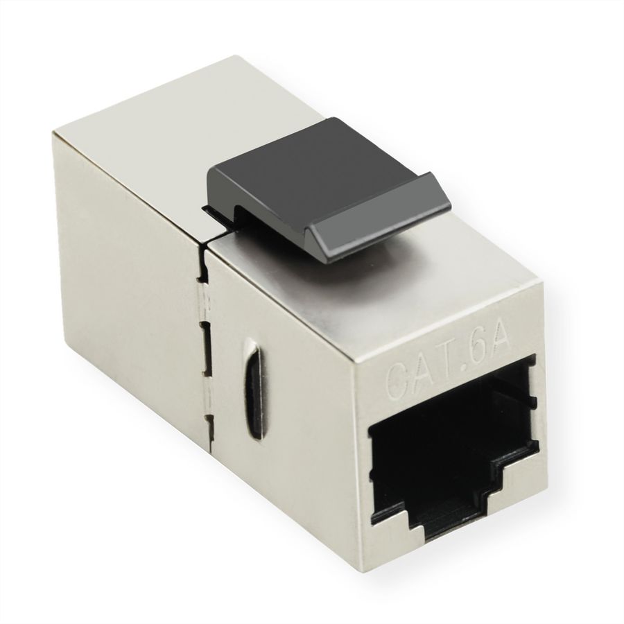 VALUE RJ-45 Kupplung, Keystone, geschirmt, Cat.6A (Class EA)