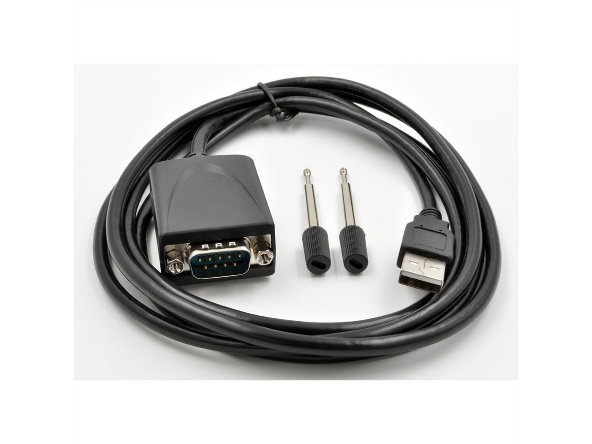 EXSYS EX-1311-2 USB 2.0 zu 1 x Seriell RS-232 1.8 Meter Kabel mit 9 Pin Stecker LED Anzeige