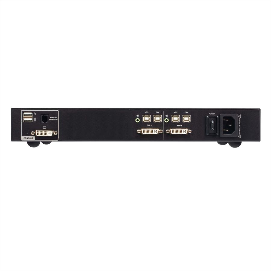 ATEN CS1182D4C 2-Port USB 4K DVI Secure KVM mit Card Reader